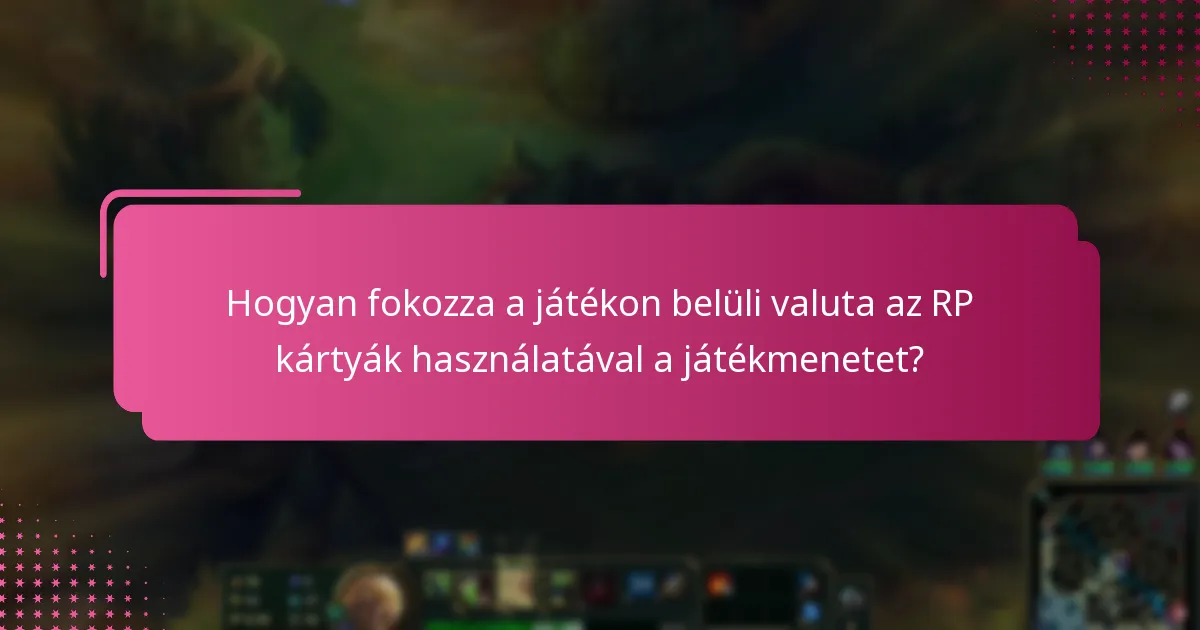 Milyen exkluzív tárgyakat lehet beszerezni RP kártyákkal?