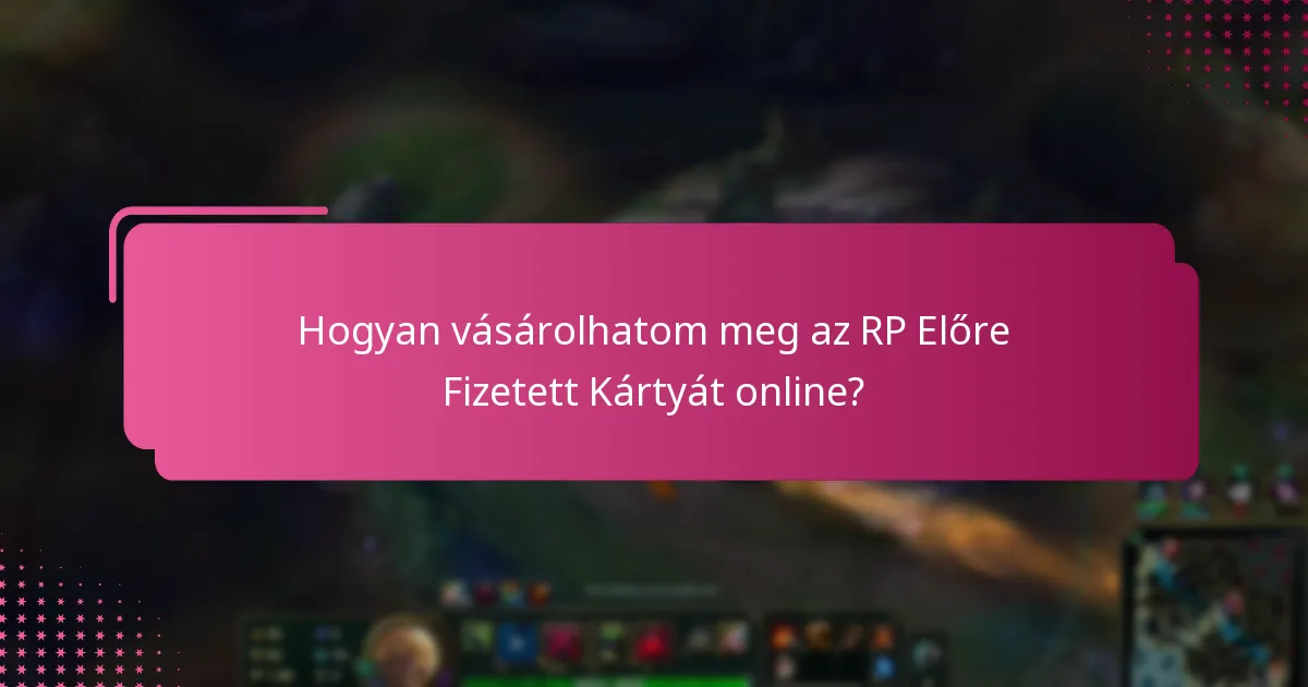 Hol vásárolhatom meg az RP Előre Fizetett Kártyát kiskereskedelmi üzletekben?