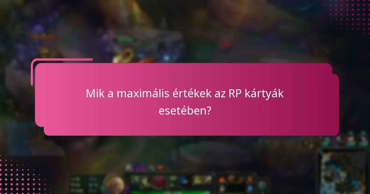 Hogyan maximalizálhatják a felhasználók az RP kártya limiteiket?